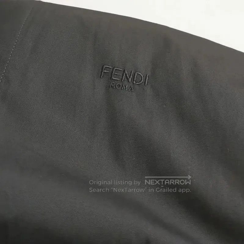 Fendi Fendi Black Cotton Logo Embroidered Shirt . Size US S / EU 44-46 / 1 - 3 Thumbnail