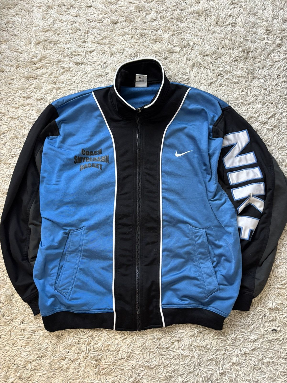 Nike × Vintage Vintage Big Logo Zaip Hoodie Nike Size US L / EU 52-54 / 3 - 1 Thumbnail