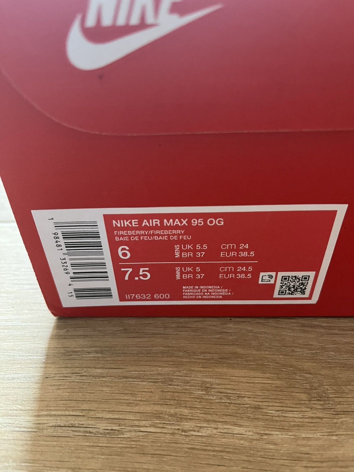 Nike Newly dropped air max 95 fireberry Size US 8.5 / IT 38.5 - 6 Thumbnail