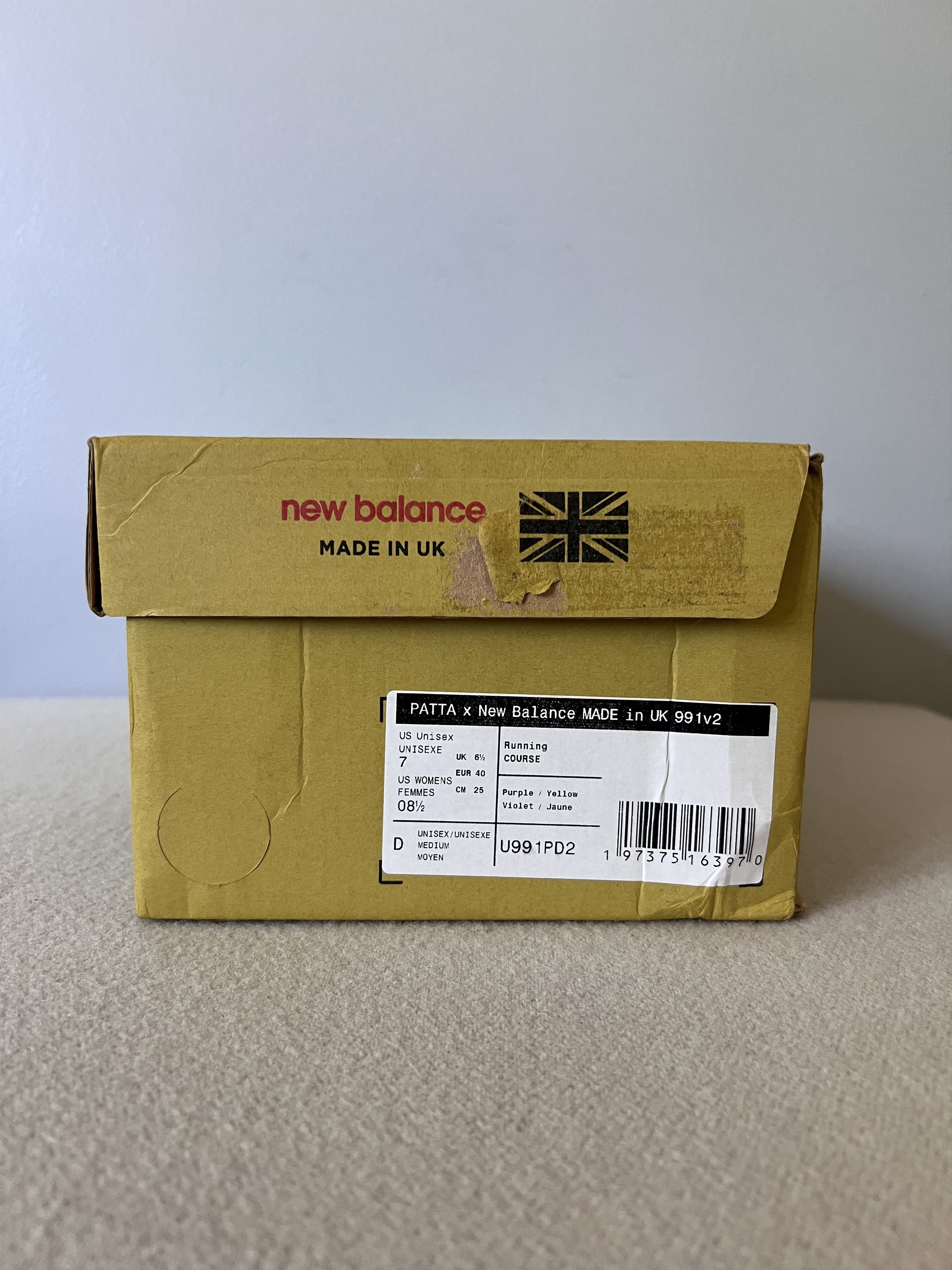 New Balance × Patta Patta New Balance 991v2 in Violet Pickled Beet Size US 7 / EU 40 - 8 Thumbnail