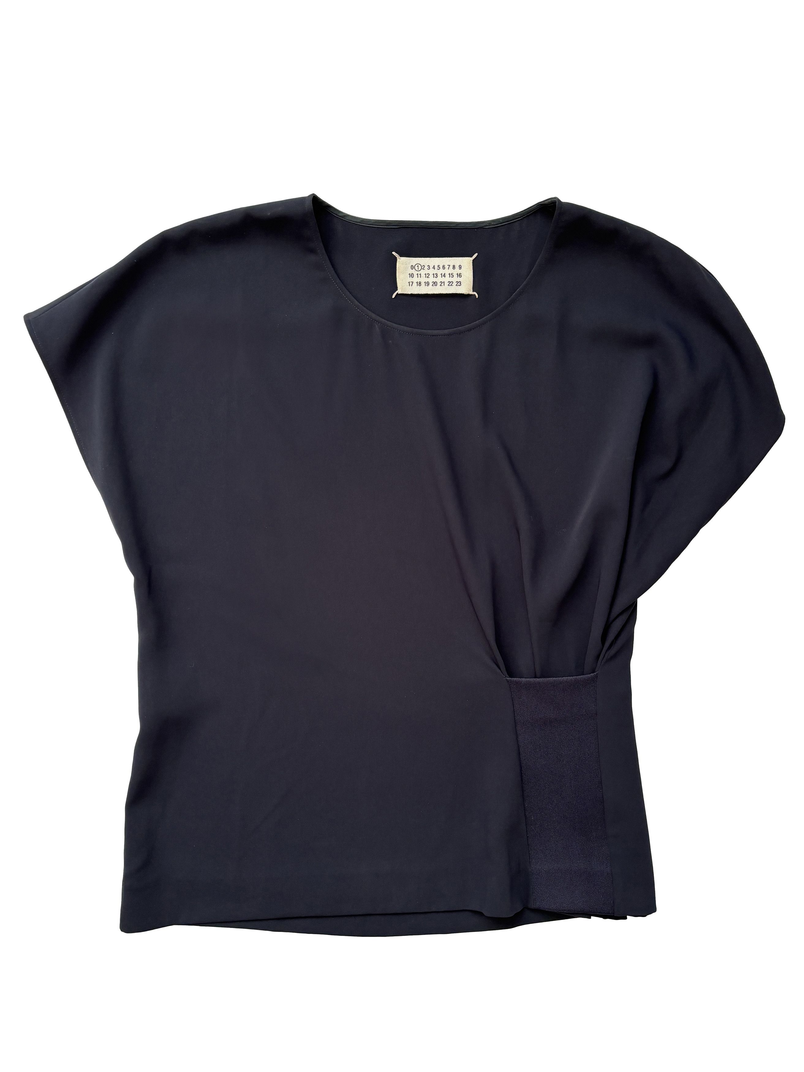Maison Margiela ⚡️QUICK SALE⚡️2011 Maison Margiela Blue Asymmetric Top Size M / US 6-8 / IT 42-44 - 1 Thumbnail