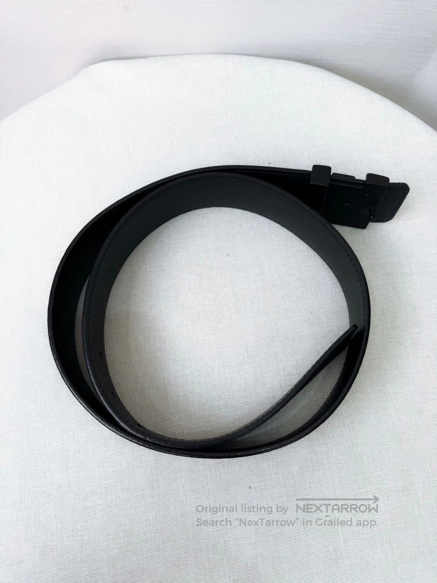 Louis Vuitton Louis Vuitton Classic Damier Black Belt. Size ONE SIZE - 2 Thumbnail