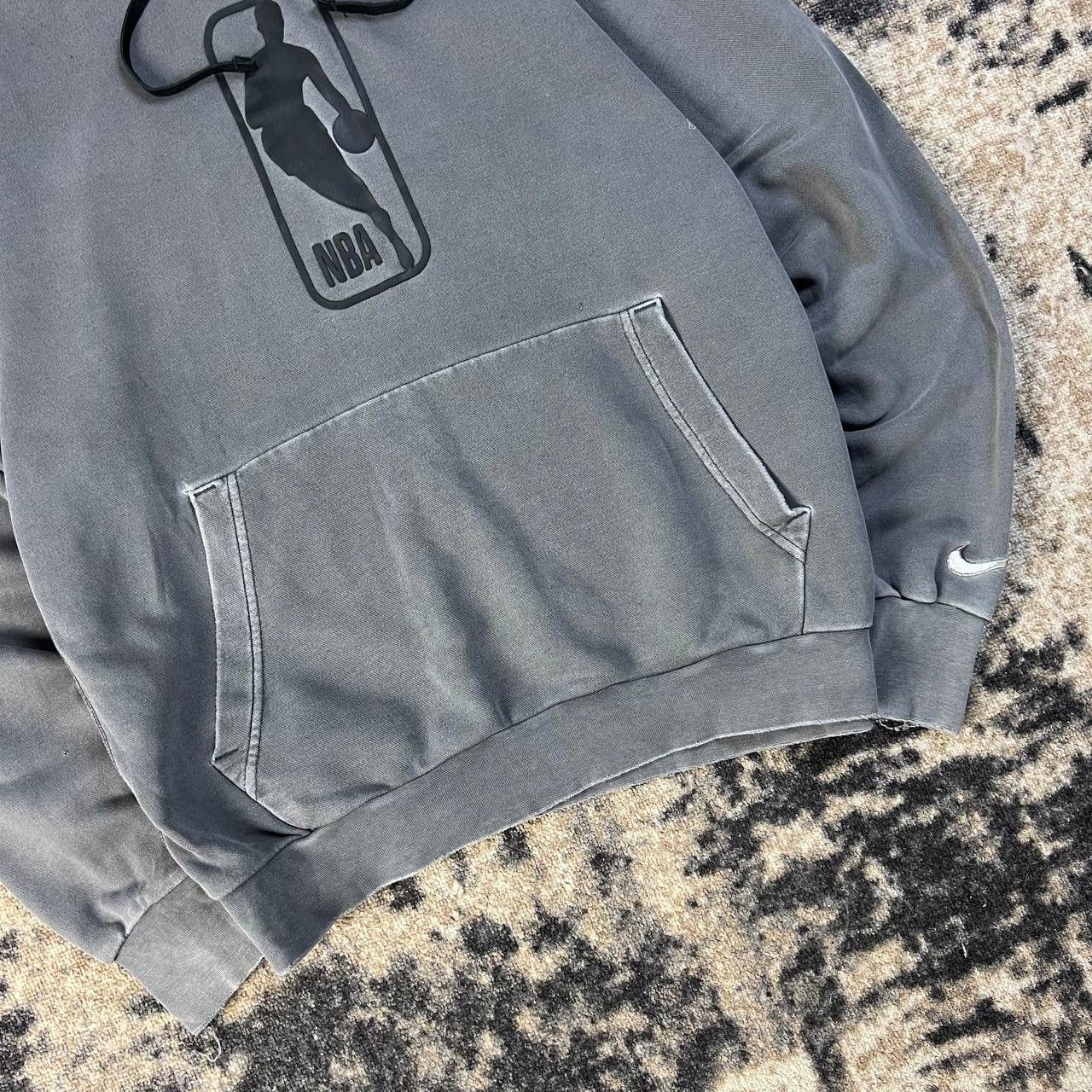 Nike Vintage Nike x NBA Big Logo Garment Dyed Distressed Hoodie Size US L / EU 52-54 / 3 - 4 Thumbnail