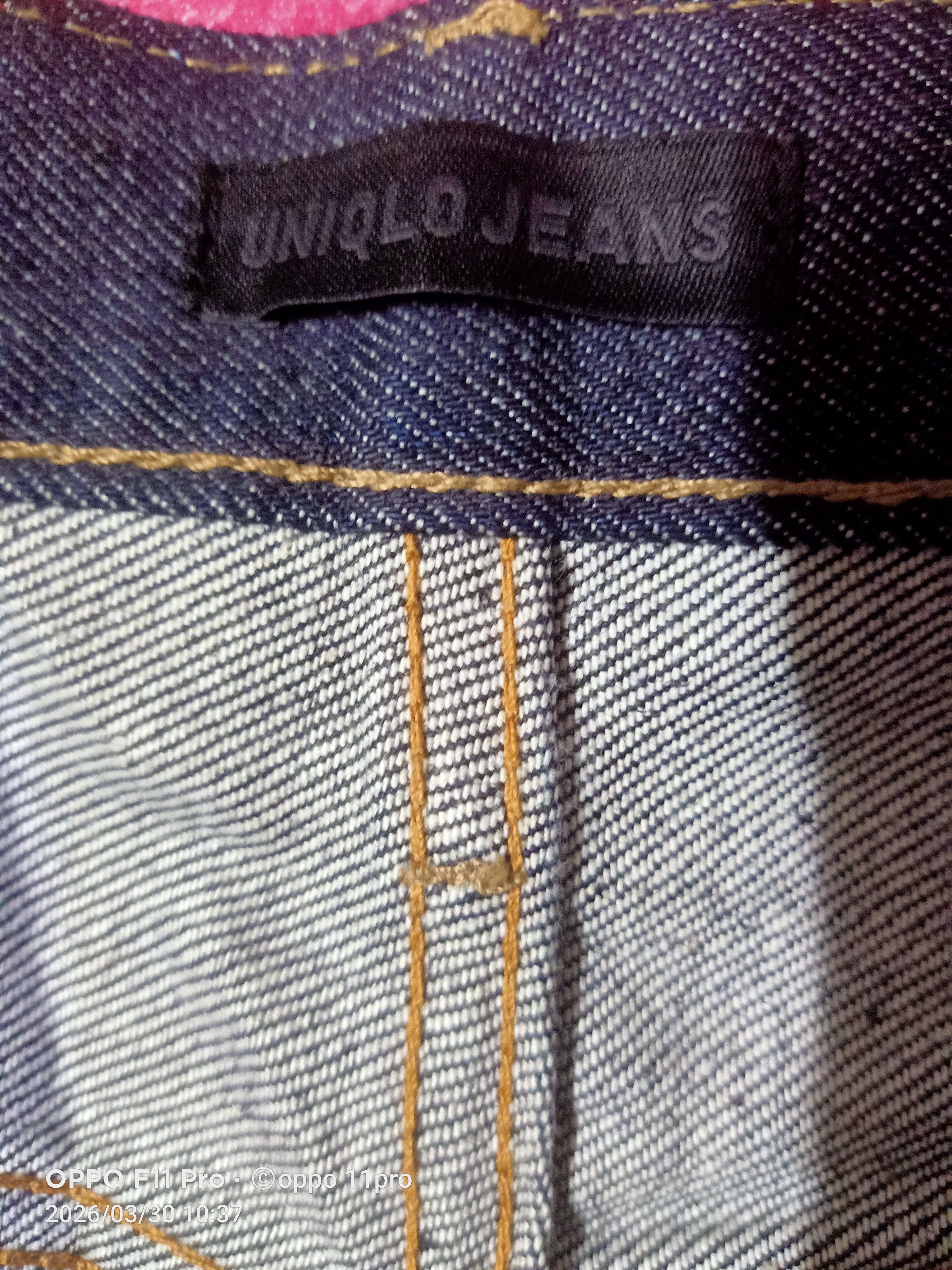 Uniqlo 💥Uniqlo Selvedge Plain 35X38 Straight Cut 💥 Size US 35 - 8 Thumbnail