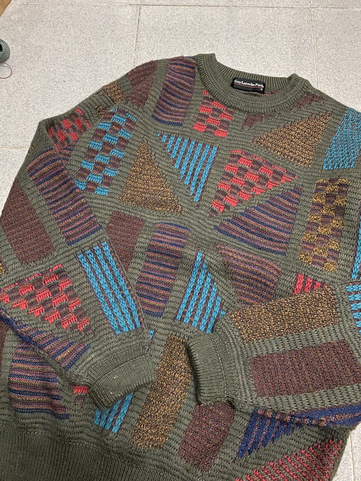 Guy Laroche Guy Laroche Paris Knitted Sweatshirt Size US M / EU 48-50 / 2 - 2 Thumbnail