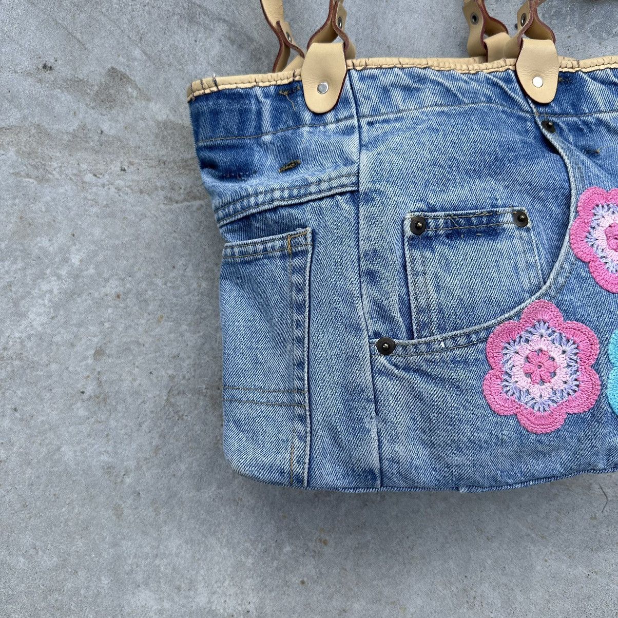 Japanese Brand Vintage Japanese Style Daniel Mayer Milano Denim Bag Custom Size ONE SIZE - 9 Thumbnail