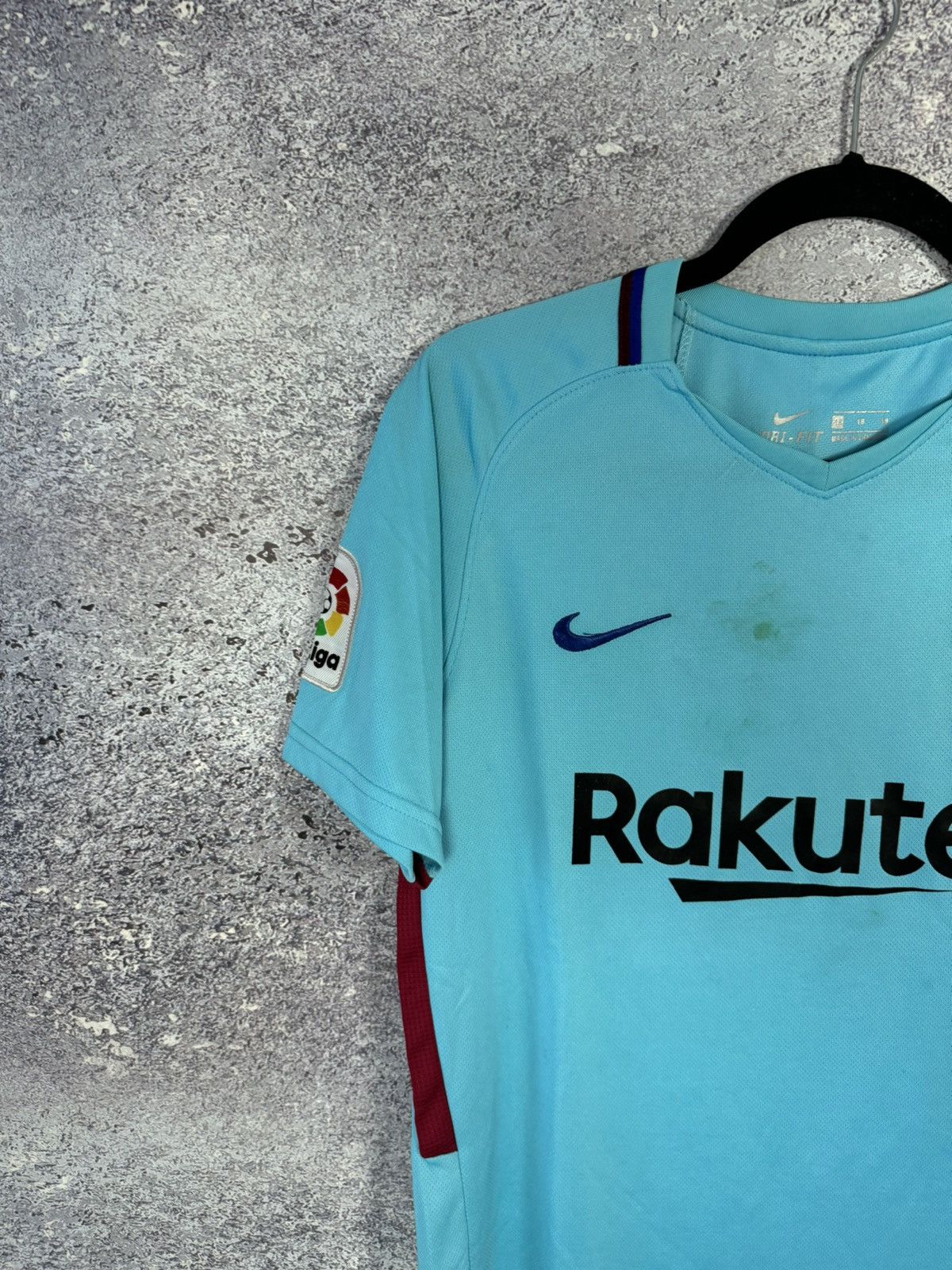 Nike × Vintage MESSI Vintage Barcelona 2017/18 Nike Soccer Jersey y2k Size US S / EU 44-46 / 1 - 2 Thumbnail