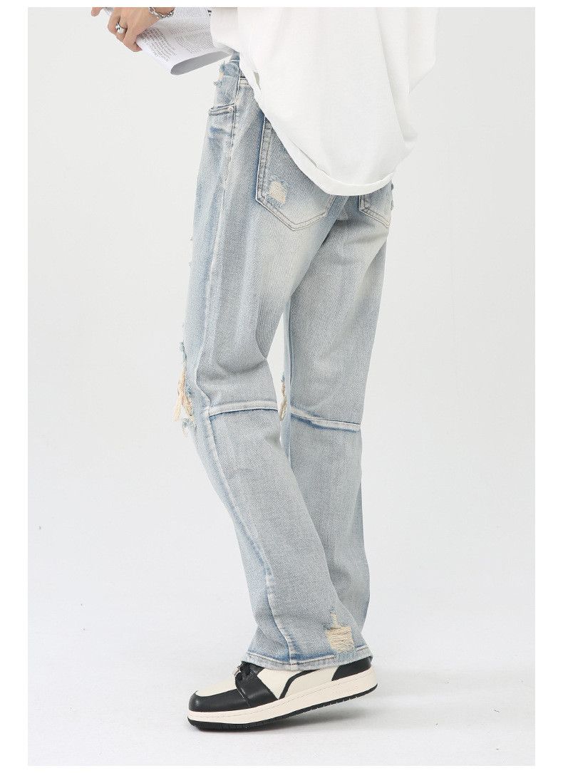 Japanese Brand High street trend hip hop retro washed ripped jeans Size US 32 / EU 48 - 5 Thumbnail