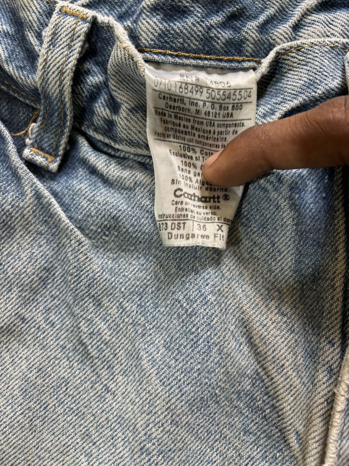 Carhartt × Vintage Carhartt Vintage Doublle Kniee [ B73- DST ] Size US 36 / EU 52 - 6 Thumbnail