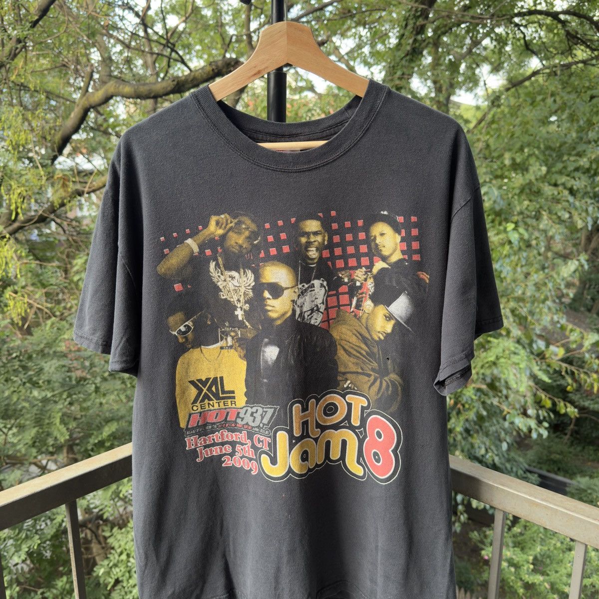 Band Tees 2009 Hot Jam Thrashed Faded Distressed Shirt ERD Grunge Rap Size US L / EU 52-54 / 3 - 3 Thumbnail