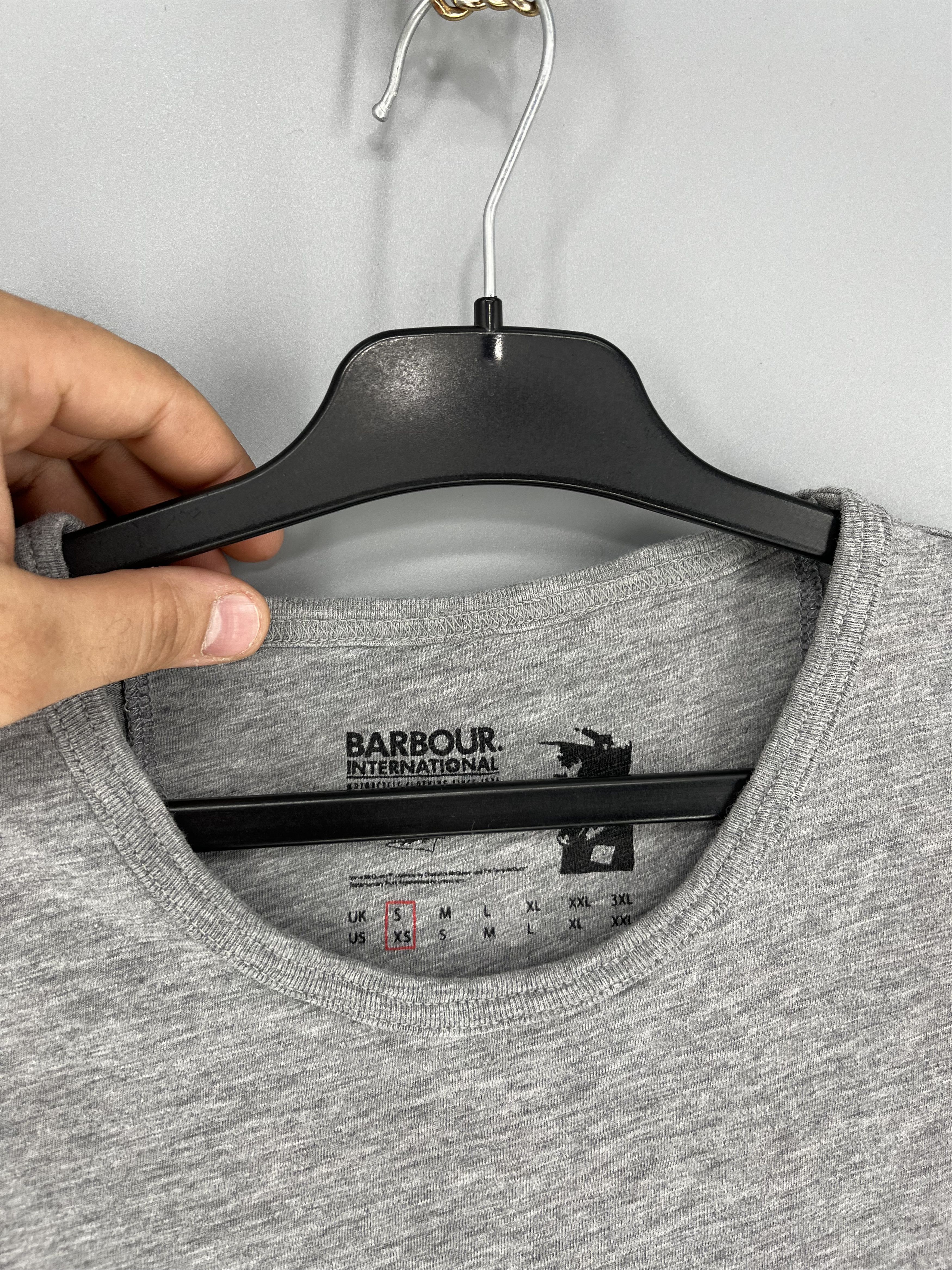 Barbour VINTAGE Mens Barbour International Big Logo T-Shirt Size XS Size US XS / EU 42 / 0 - 7 Thumbnail