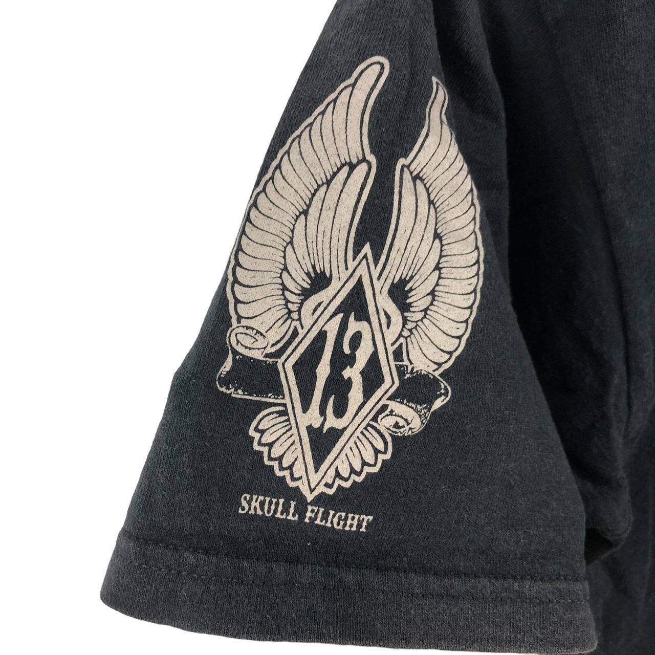 Other SKULL FLIGHT MOTORCYCLE Hell Wheels Tee Shirt Top Ride Size S / US 4 / IT 40 - 7 Thumbnail