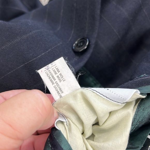 Brioni Brioni Clappers VTG Pinstriped Cashmere Wool 2 Pc 2 Button S Size 46L - 14 Thumbnail