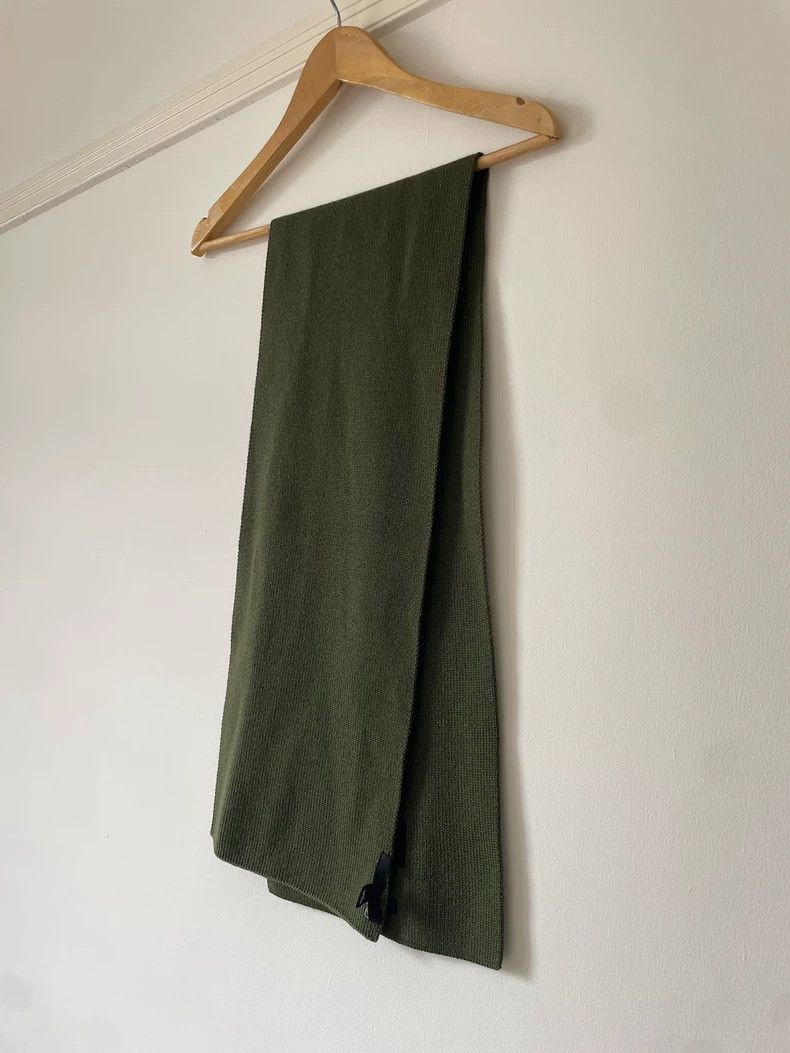 Helmut Lang Helmut Lang size 0SOlive Green Wool Scarf 2501-Nextarrow Size ONE SIZE - 3 Thumbnail