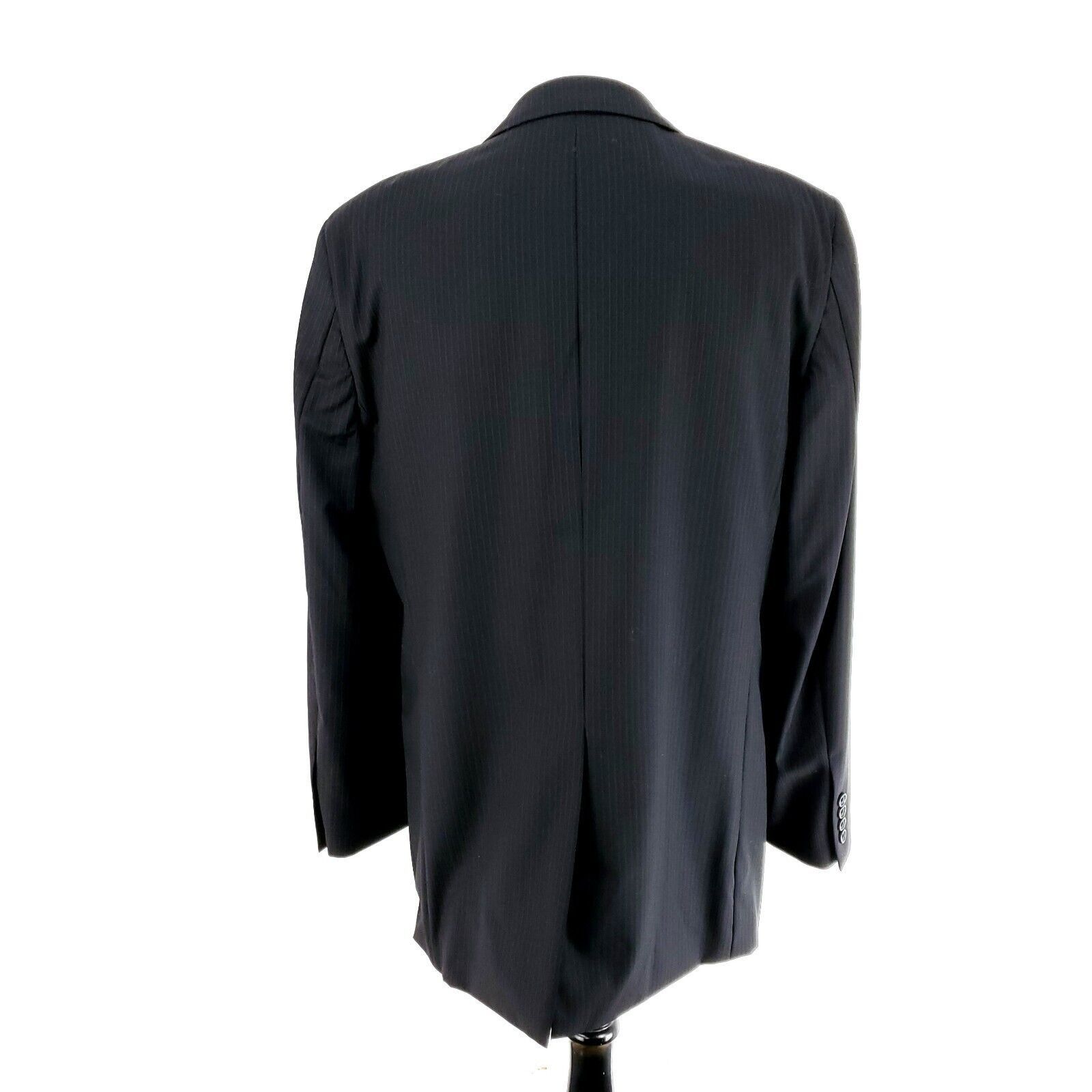 Joseph & Feiss Joseph & Feiss Wool 2 Button 2 Piece Suit 42L Charcoal Gray Size 42L - 6 Thumbnail