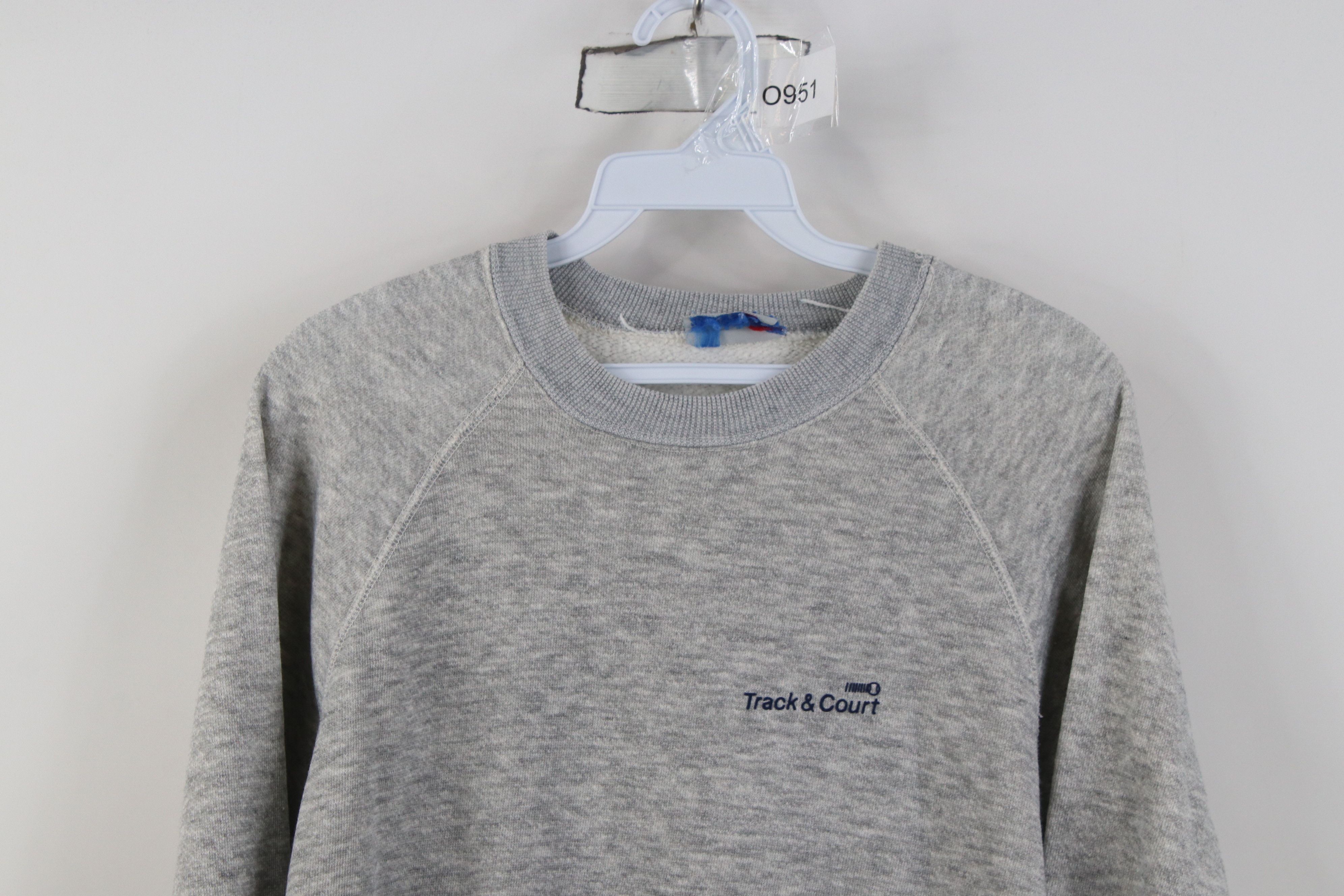 Vintage Vintage 70s 80s Tennis Crewneck Sweatshirt Heather Gray Size M / US 6-8 / IT 42-44 - 2 Thumbnail