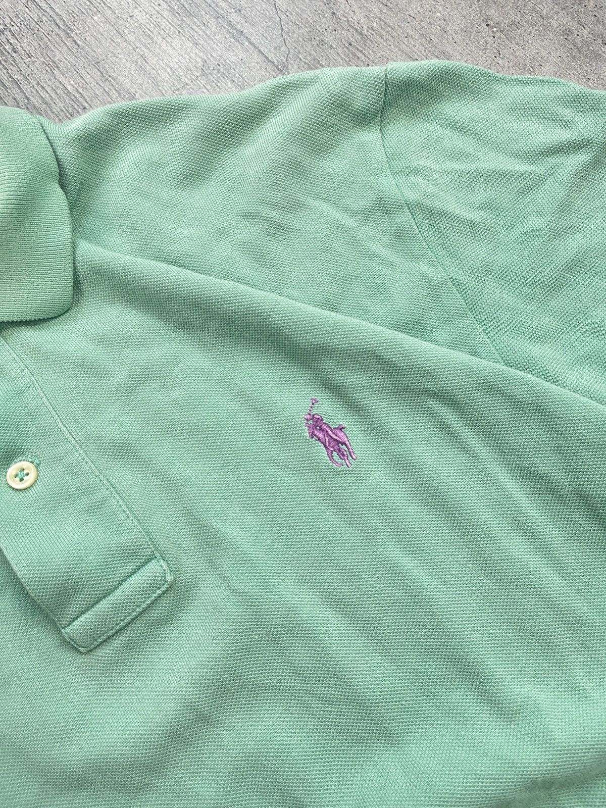 Polo Ralph Lauren × Vintage Polo Ralph Lauren emerald vintage t-shirt Size US S / EU 44-46 / 1 - 3 Thumbnail