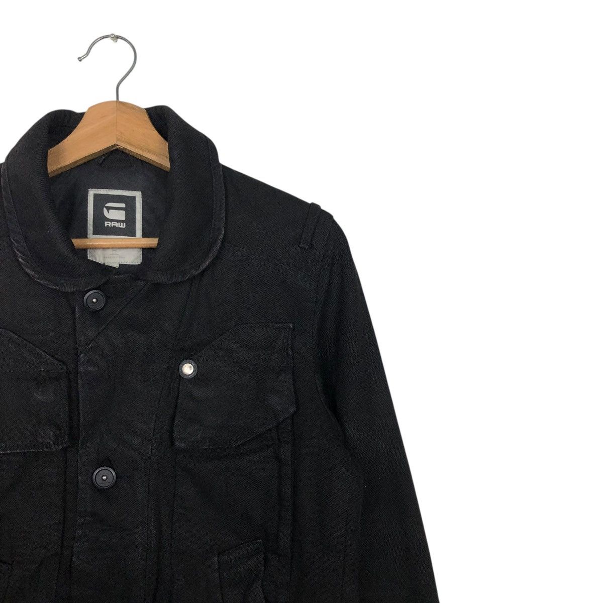 G-Star 🔥VINTAGE CROPPED BIKER JACKET G STAR RAW MULTI POCKETS Size US XS / EU 42 / 0 - 8 Thumbnail
