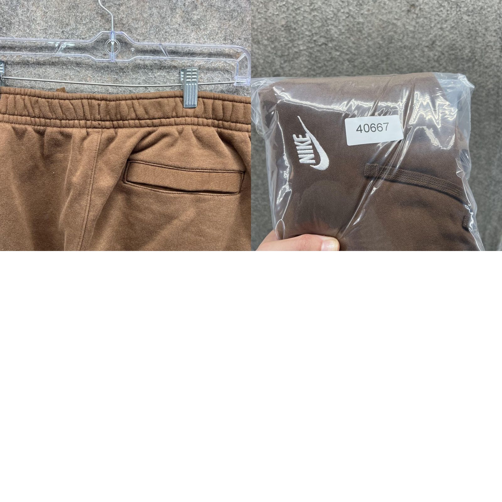 Nike Nike Sweatpants Mens XL Brown Fleece Joggers Club Fleece Sportswear Streetwear Size US 36 / EU 52 - 8 Thumbnail