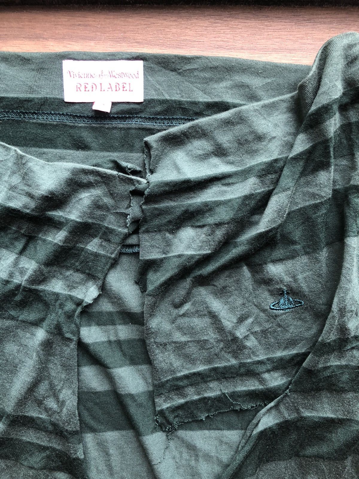 Seditionaries 🇬🇧Vivienne Westwood ripped muslin shirt green tartan grunged Size S / US 4 / IT 40 - 3 Thumbnail