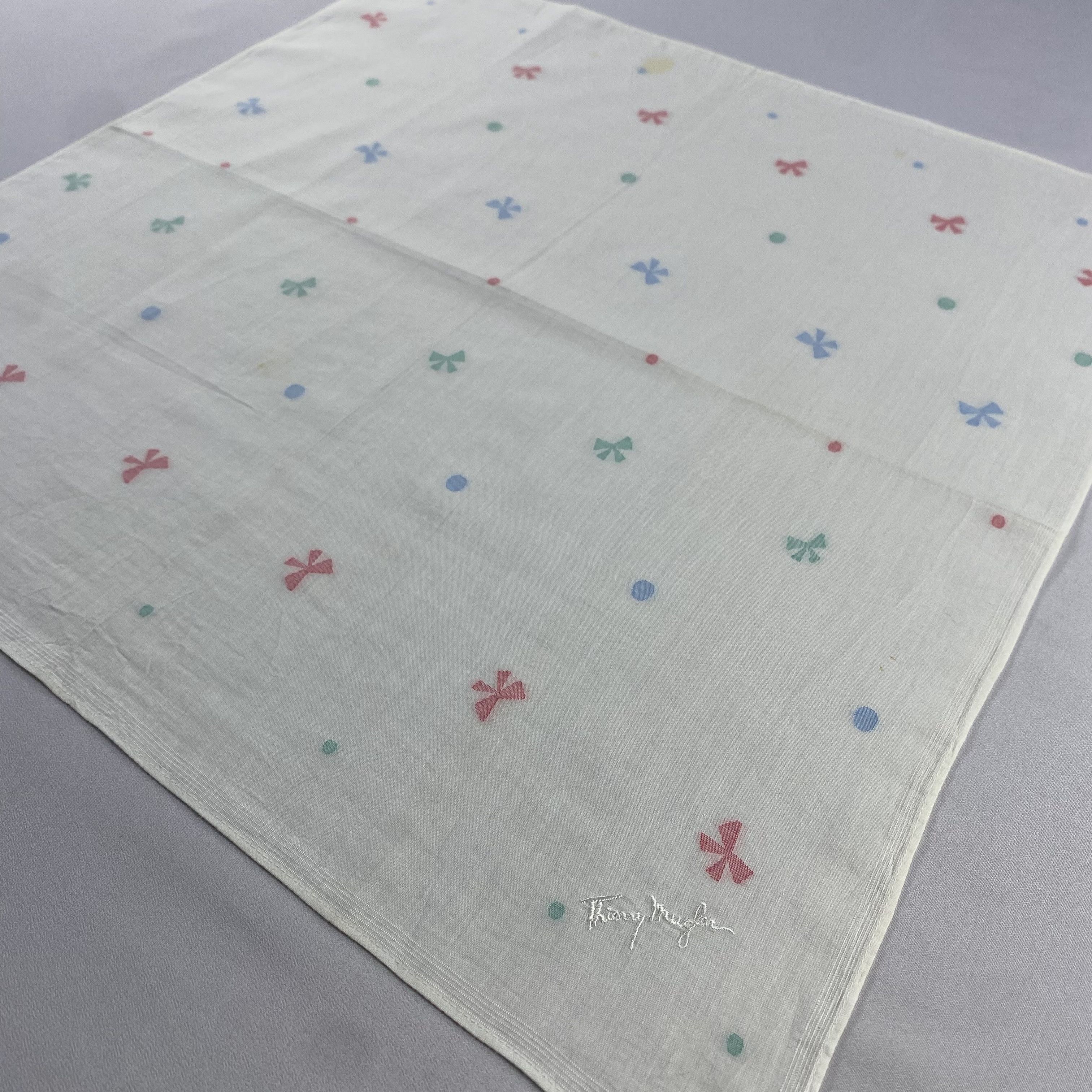 Thierry Mugler × Vintage Thierry Mugler Handkerchief / Neckerchief / Bandana-P1175 Size ONE SIZE - 2 Thumbnail