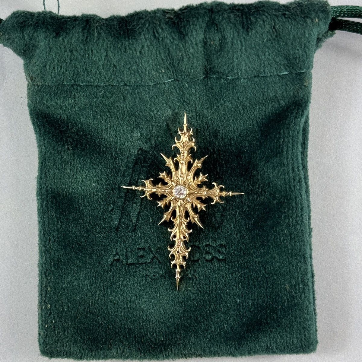 Alex Moss ABYSS CROSS PENDANT Size ONE SIZE - 1 Thumbnail