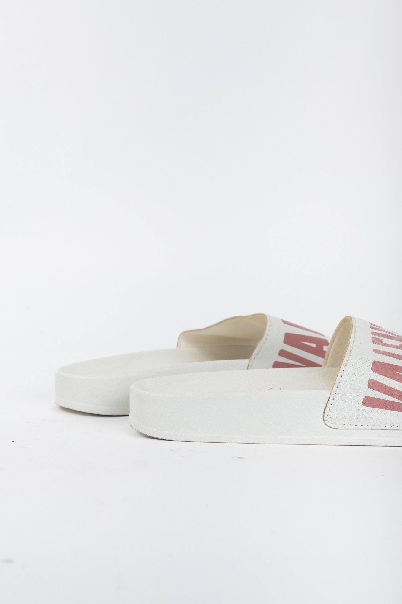 Valentino Valentino by Mario Valentino Irene Logo Slide Sandals Size US 8.5 / IT 38.5 - 7 Thumbnail
