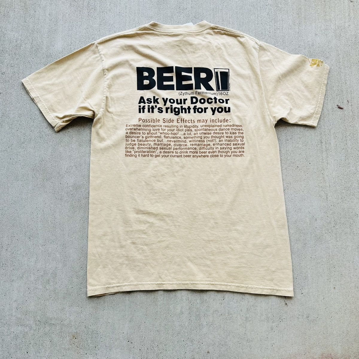 Vintage Vintage Crazy Shirts Tee Y2K Funny Dad Joke Deadstock Beer Size US M / EU 48-50 / 2 - 2 Thumbnail