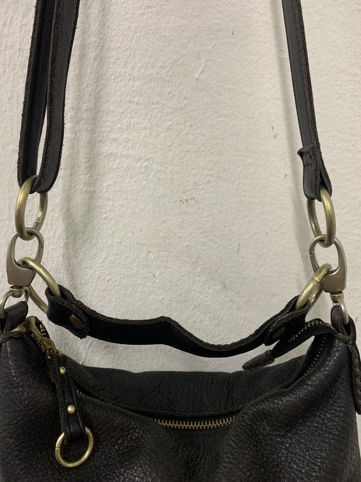 Beams Japan × Leather Ray Beams Beaure Shoulder Leather Studded Bag Size ONE SIZE - 6 Thumbnail