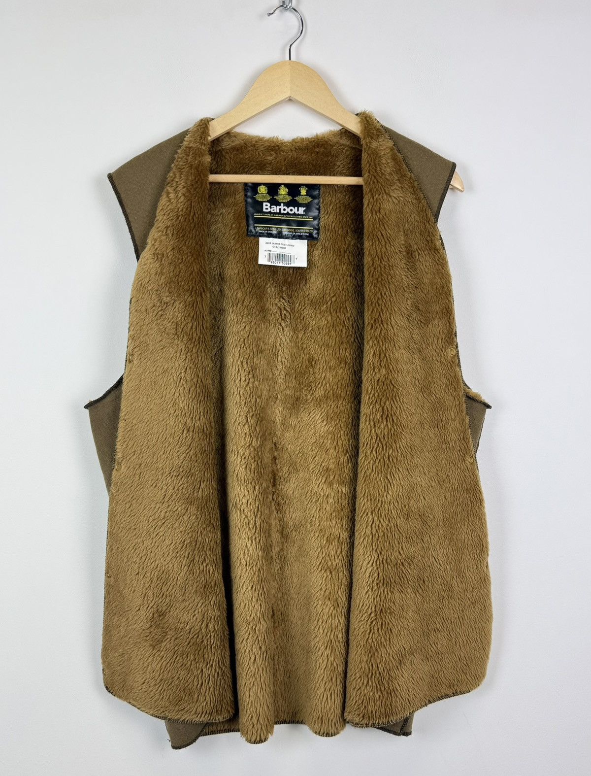 Barbour Barbour A295 Warm Pile Lining Acrylic Vest Gilet Jacket Top Size US M / EU 48-50 / 2 - 2 Thumbnail
