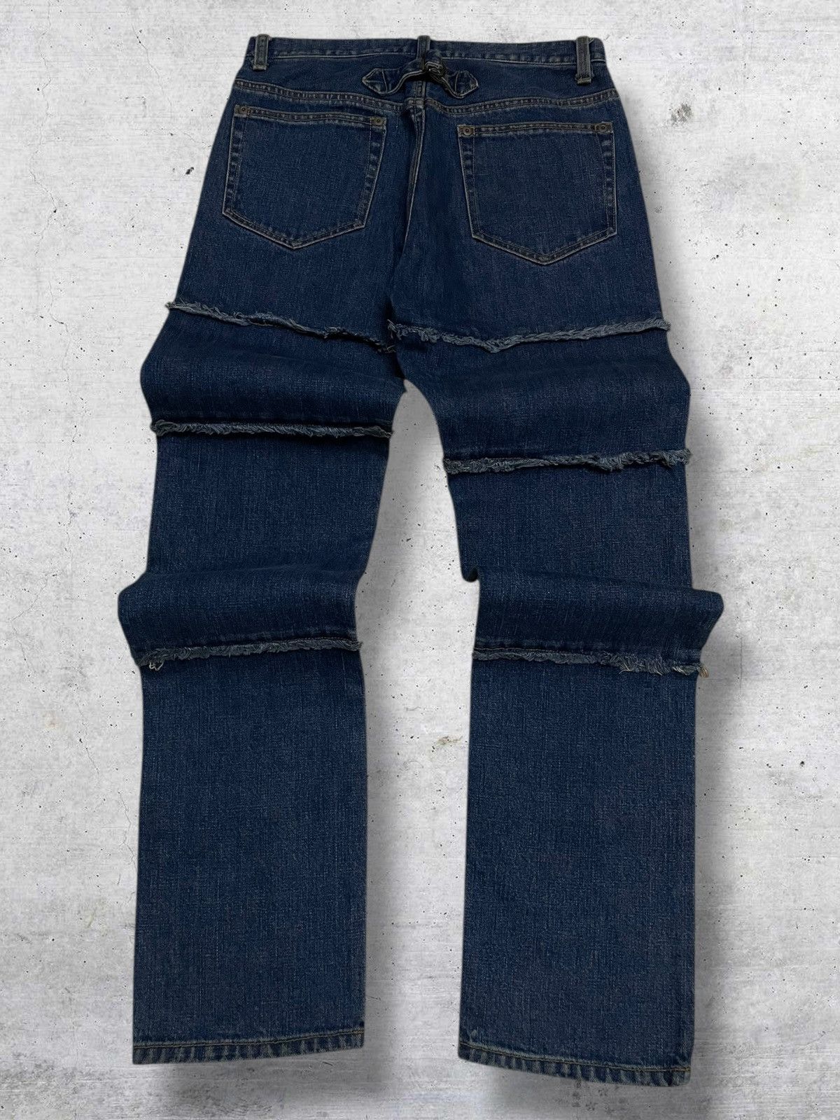 Yasuyuki Ishii VINTAGE YASUYUKI IISHI OG JAPAN DESIGNER ARCHIVE KINKY DENIM Size US 29 - 8 Thumbnail