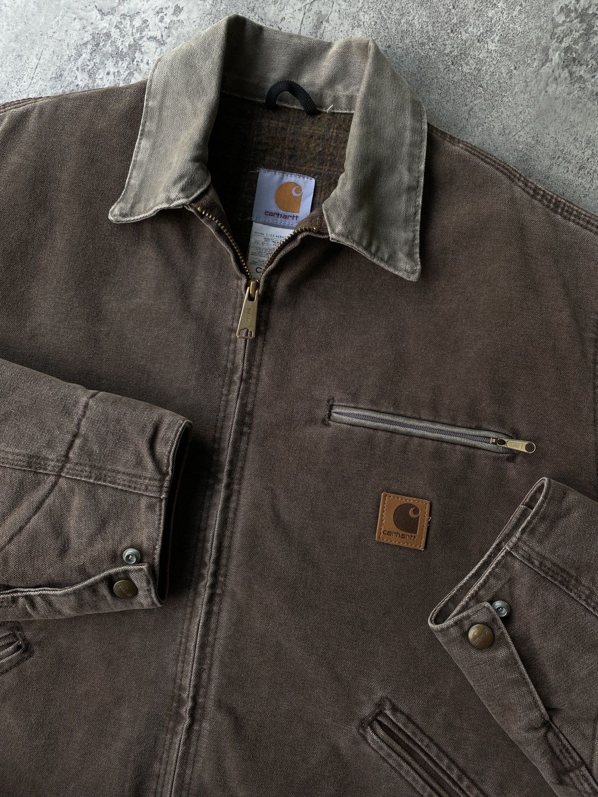Carhartt VINTAGE CARHARTT DETROIT JACKET J97 CHT | CHESNUT Size US M / EU 48-50 / 2 - 2 Thumbnail