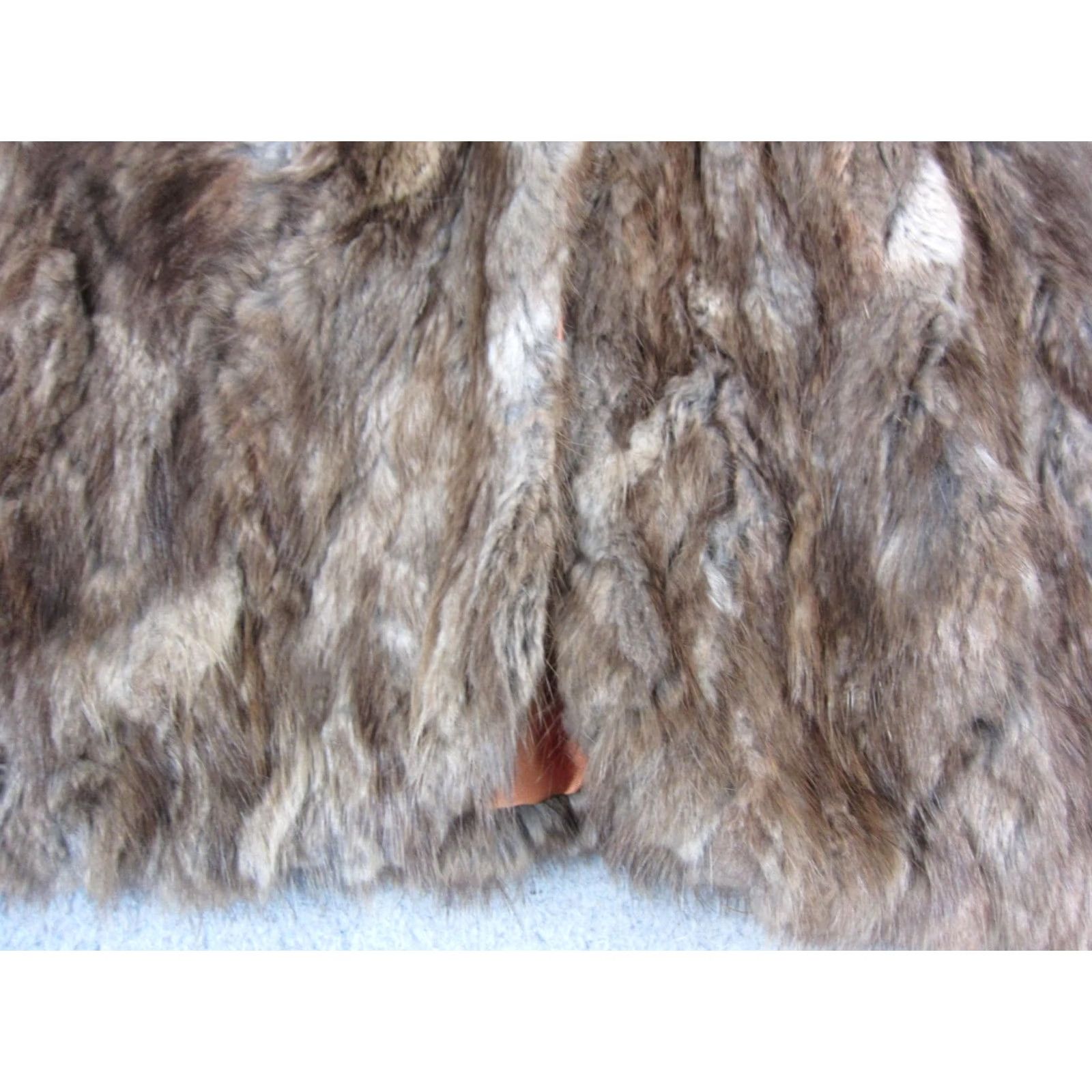 Vintage VINTAGE Fur Coat Womens Small Brown Mod Plush Winter Coat Glam 60s 70s Size S / US 4 / IT 40 - 5 Thumbnail