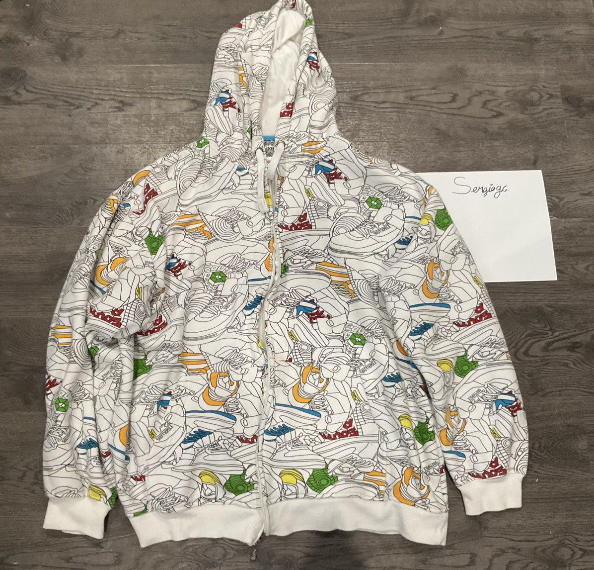 Southpole South Pole Baggy Colorful Sneakers Zip Up Hoodie Size US XXL / EU 58 / 5 - 1 Thumbnail