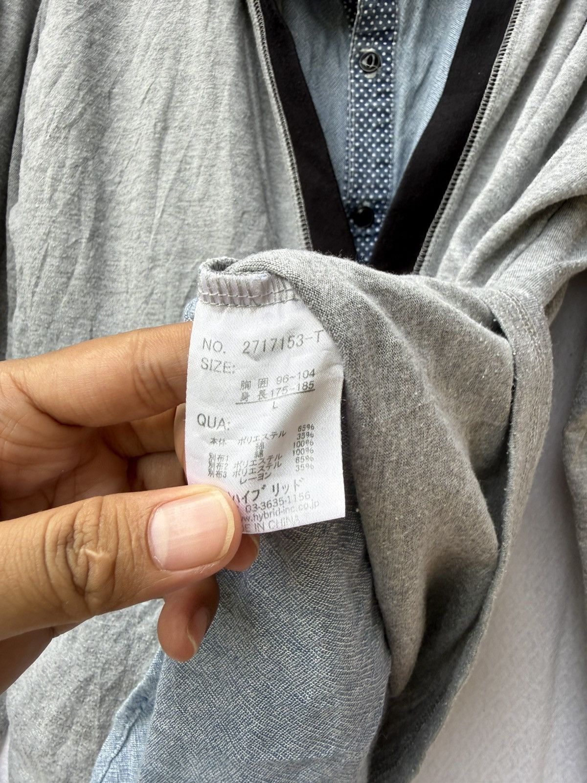 Yohji Yamamoto Double layers cardigan hoodie button up shirt Size US M / EU 48-50 / 2 - 12 Thumbnail