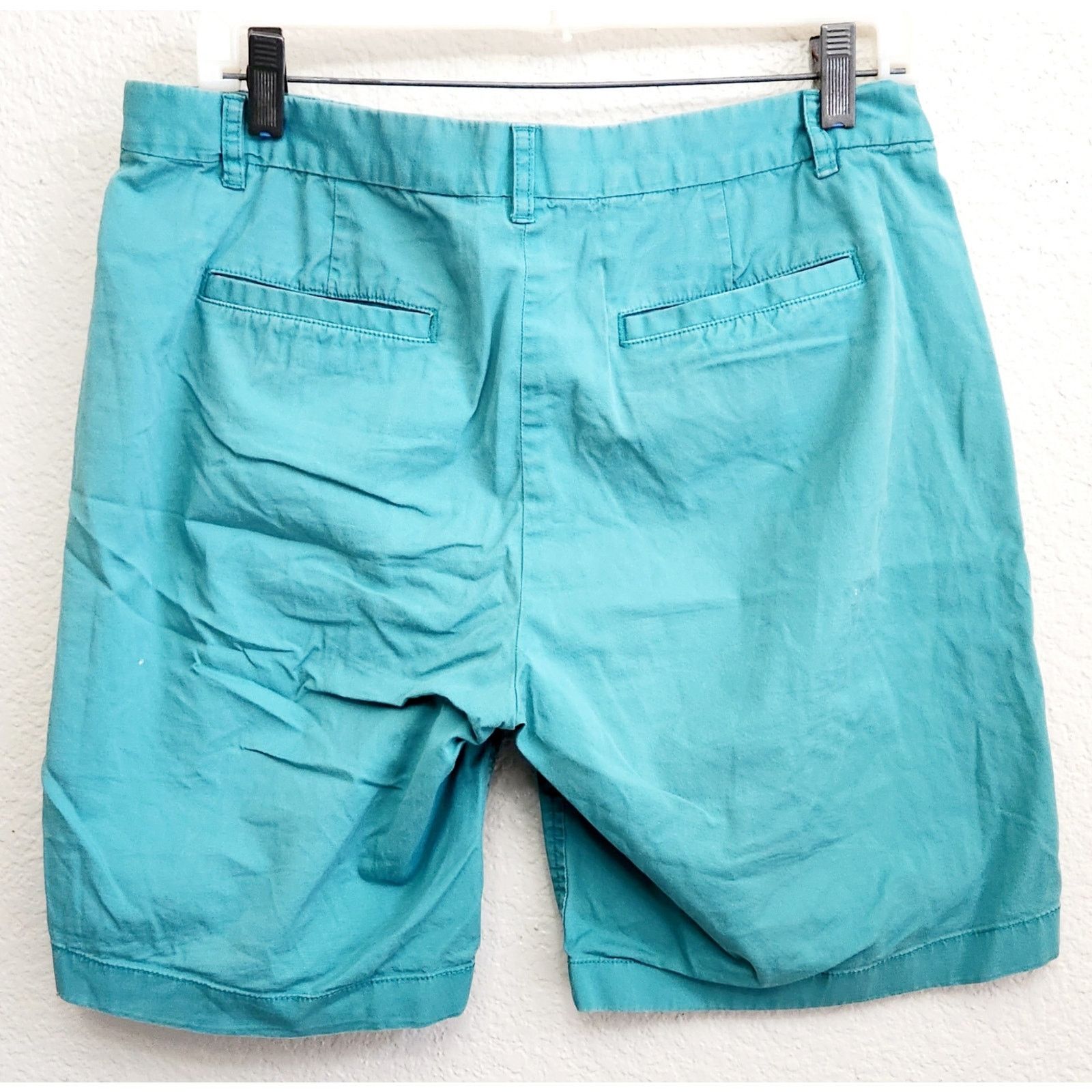 J.Crew J. Crew Green Blue Bermuda Shorts 8 Lightweight Soft Size 30" / US 8 / IT 44 - 3 Thumbnail