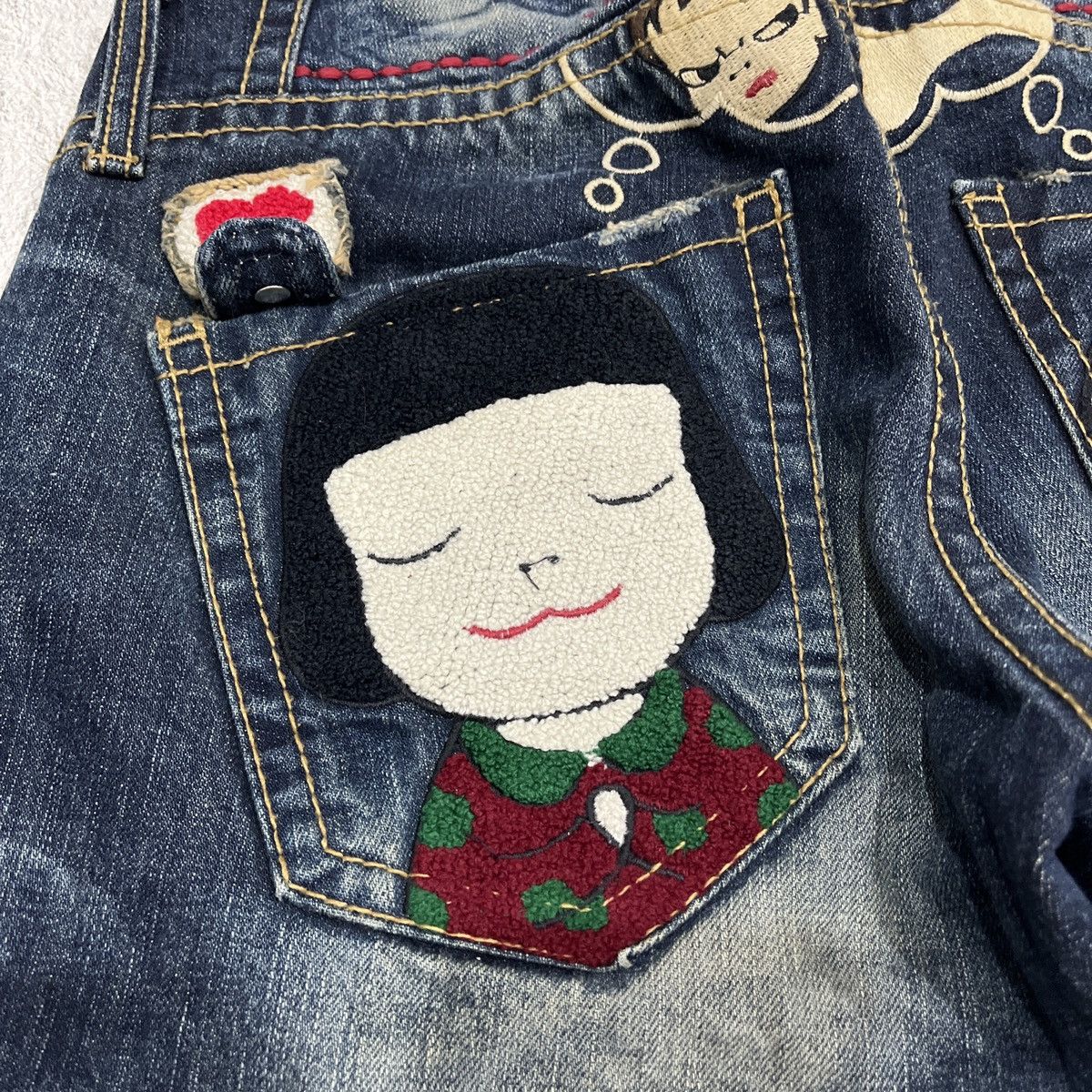 If Six Was Nine 2000s Yoshitomo nara x Lolita jeans L.G.B. Cut Denim Size US 30 / EU 46 - 4 Thumbnail