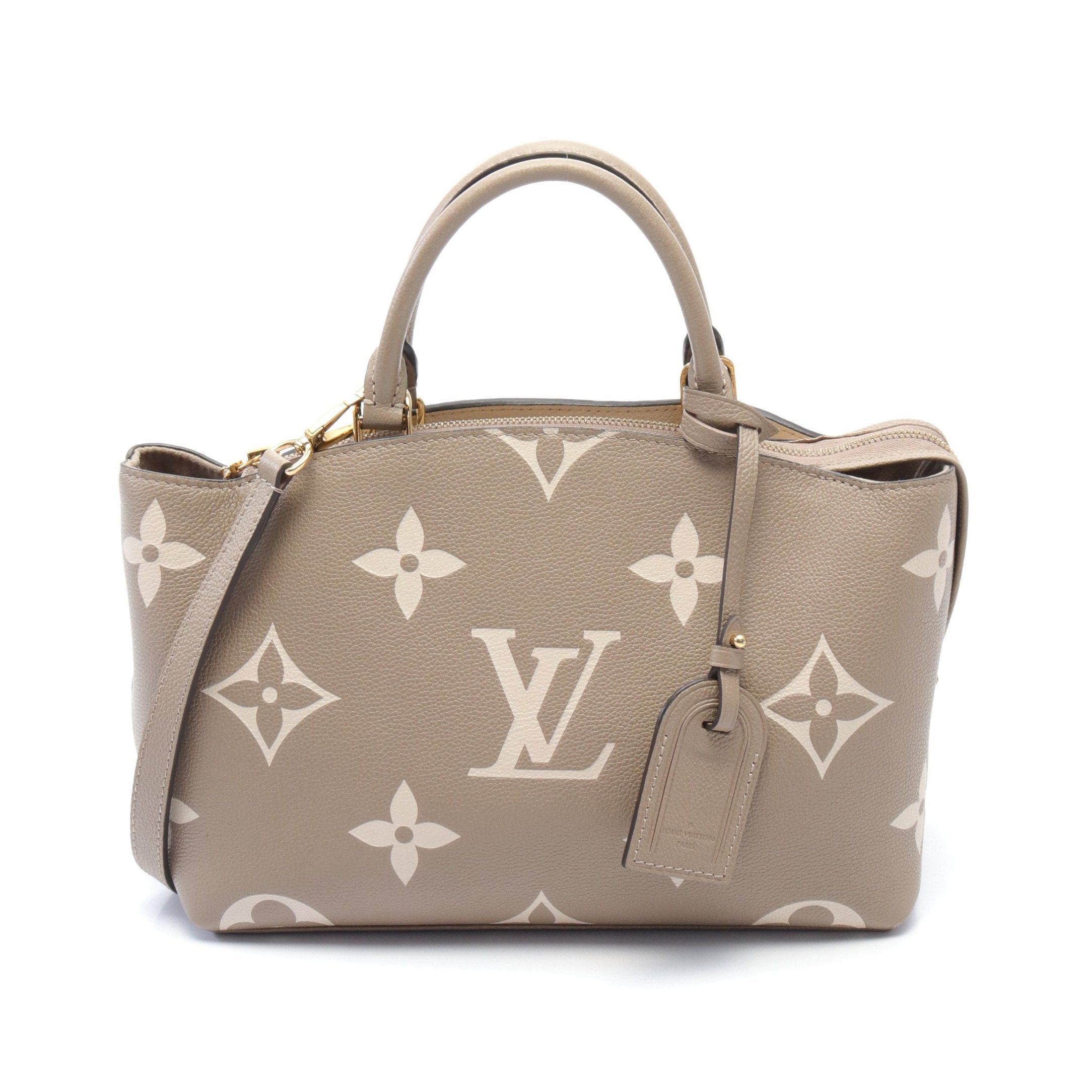 Louis Vuitton Louis Vuitton Petit Pare Pm Monogram Empreinte Tourterelle Claim Handbag Leather Gray Beige Size ONE SIZE - 1 Thumbnail