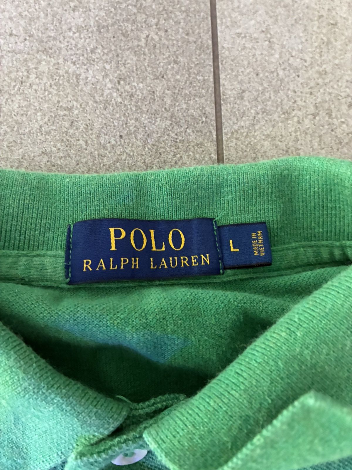 Polo Ralph Lauren Polo Ralph Lauren Green Polo Shirt Red Pony Size L Size US L / EU 52-54 / 3 - 4 Thumbnail
