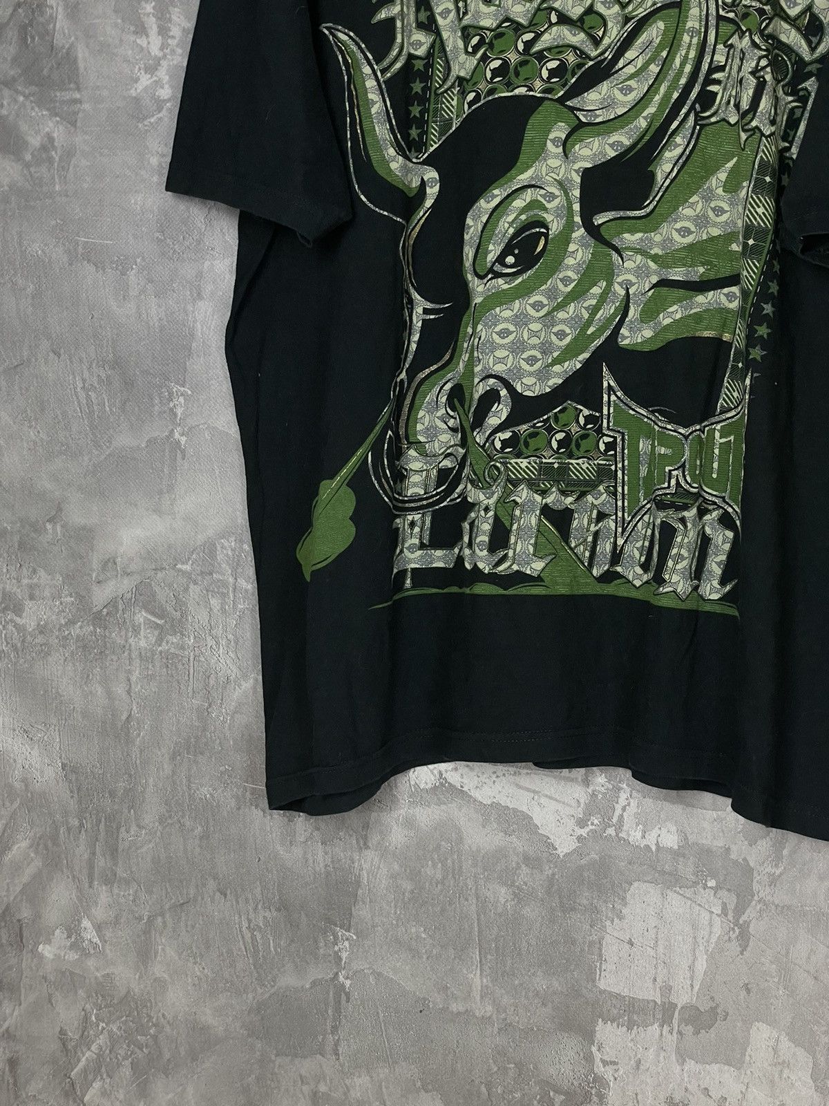 Affliction × Tapout × Vintage Crazy vintage y2k TAPOUT MPS skulls grunge skater t-shirt Size US XL / EU 56 / 4 - 5 Thumbnail