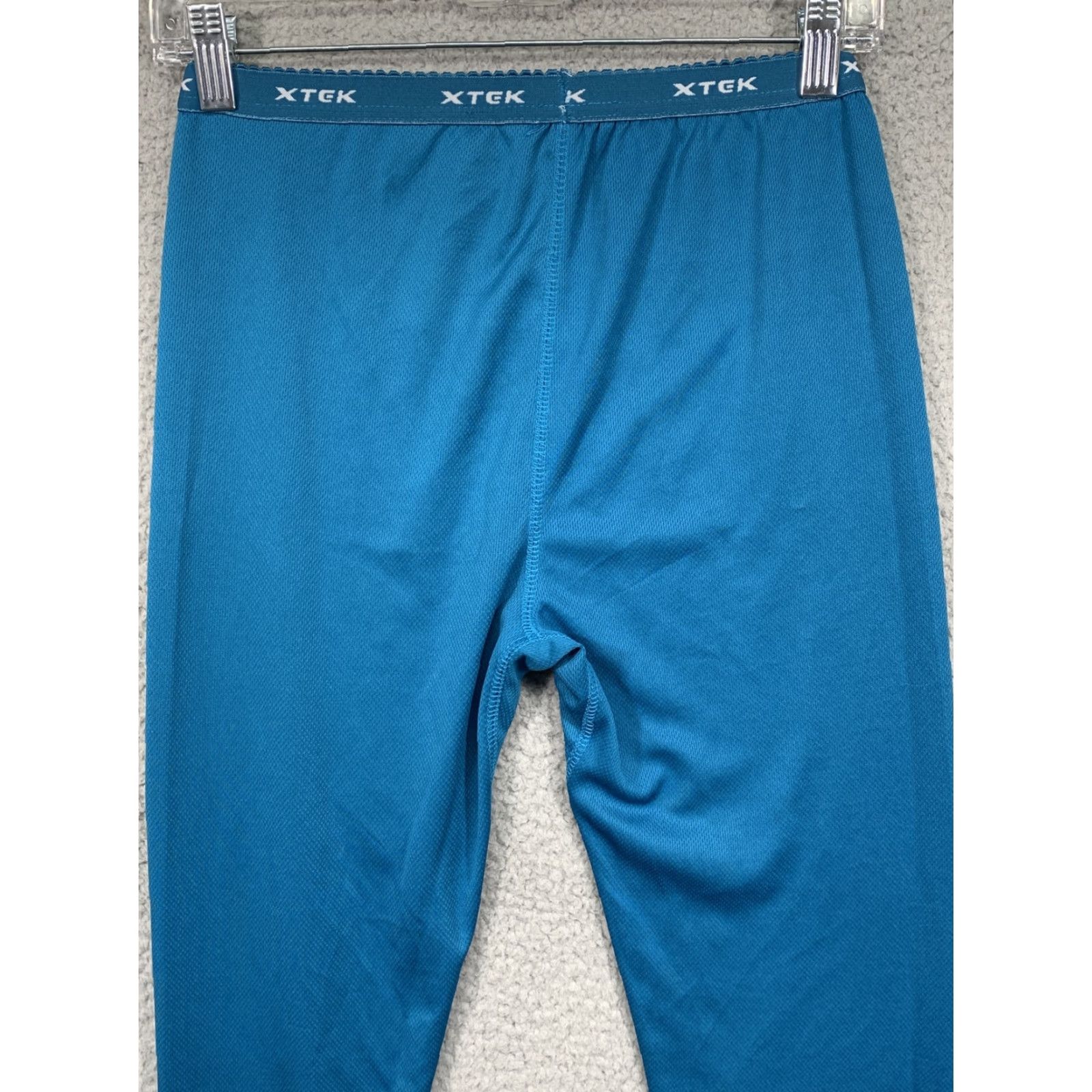 Vintage Xtek Blue Teal Leggings Size Small Athletic Workout Polyester Running Jogging Women's Skinny Compression Activewear Convenience: Pre-Owned Size 28" / US 6 / IT 42 - 5 Thumbnail