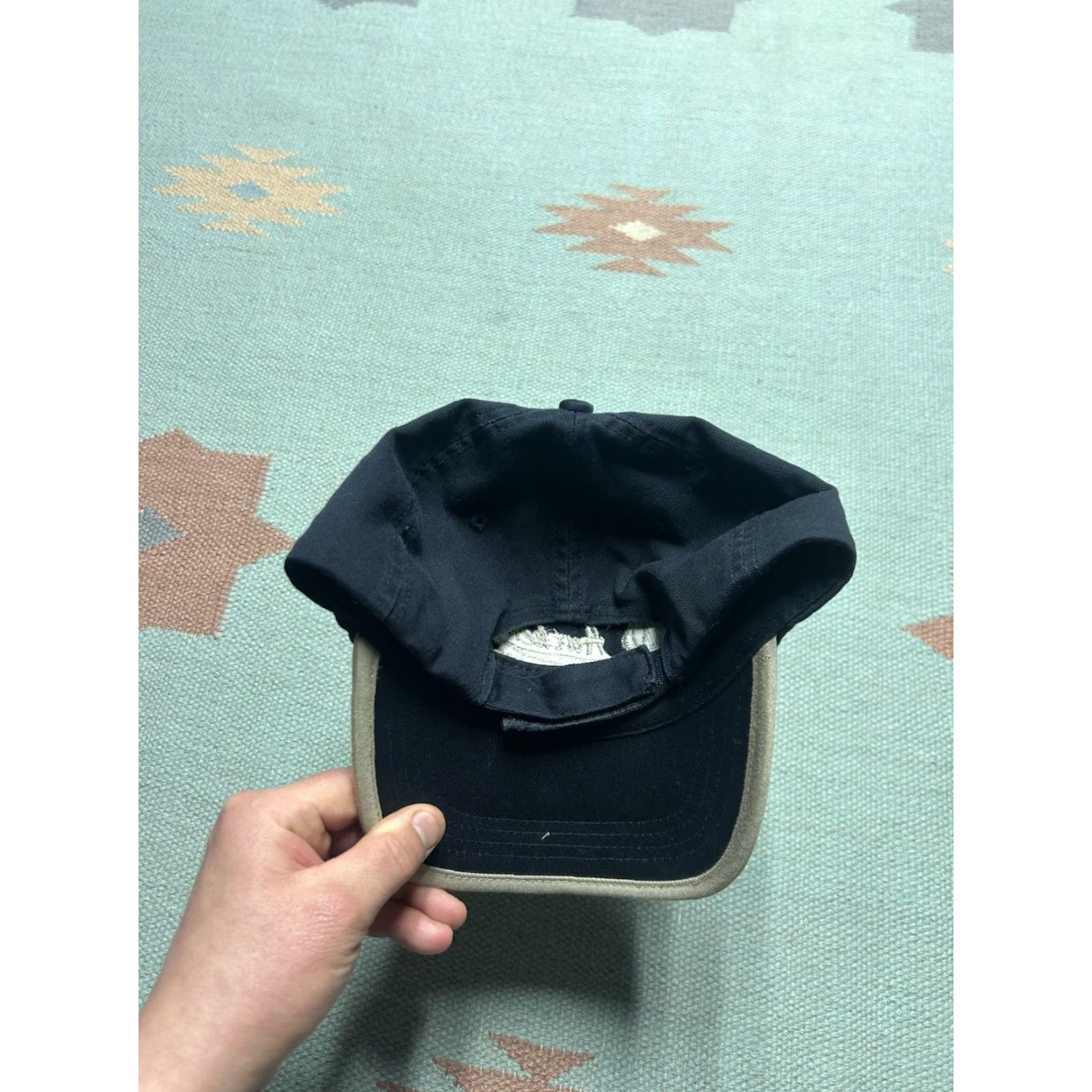 Vintage VINTAGE Unbranded Baseball Cap Hat Men Adjustable Blue Mackinac Island Michigan Boat Embroidered Cap Size ONE SIZE - 4 Thumbnail