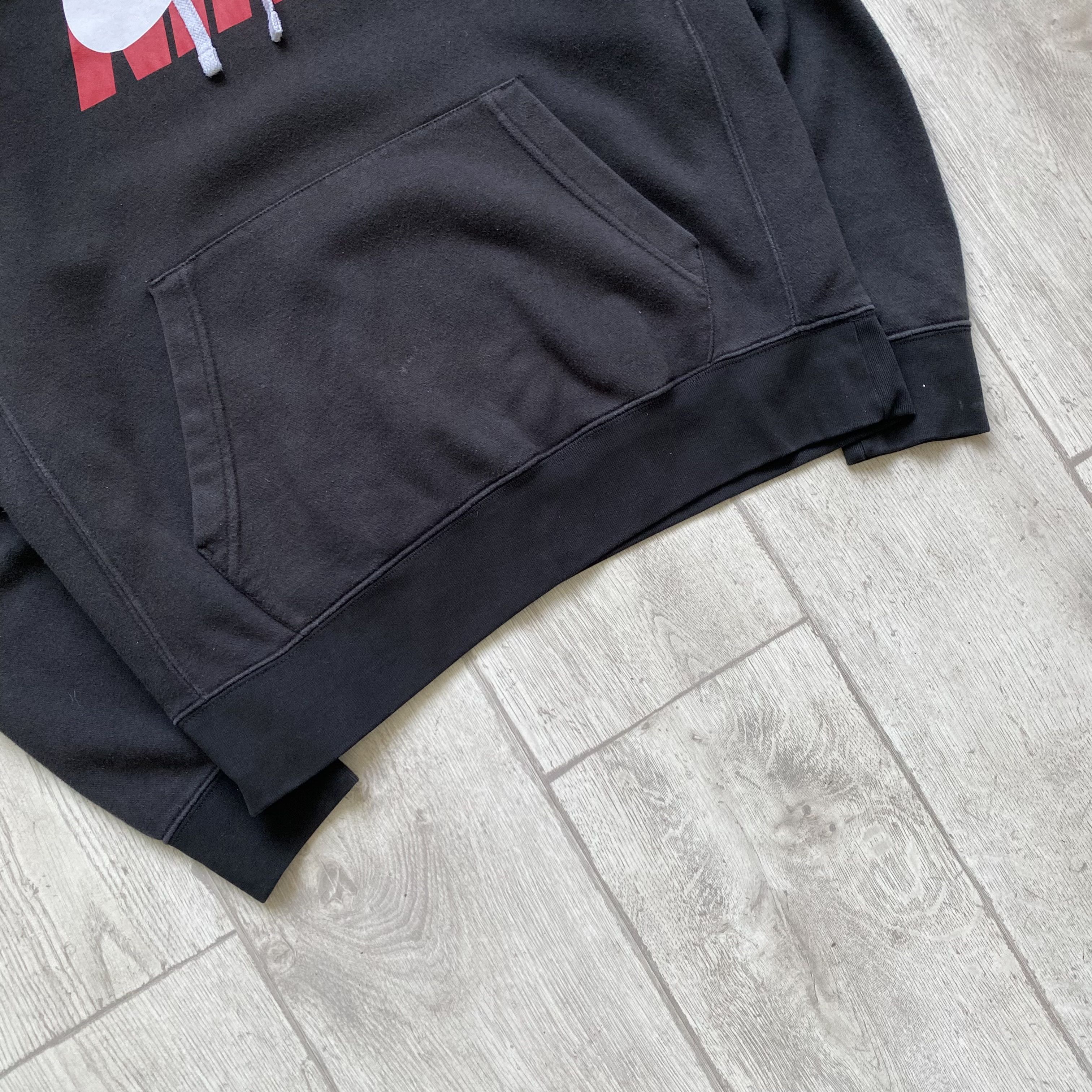 Nike 🦏 Washed Nike center logo hoodie Vintage swosh Size US M / EU 48-50 / 2 - 2 Thumbnail