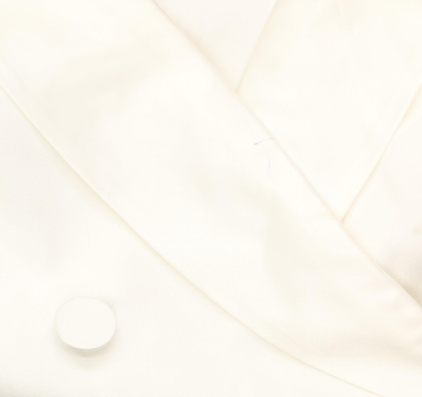 Other Adrianna Papell Crepe Blazer Pullover Tuxedo Top White 8 Size M / US 6-8 / IT 42-44 - 3 Thumbnail