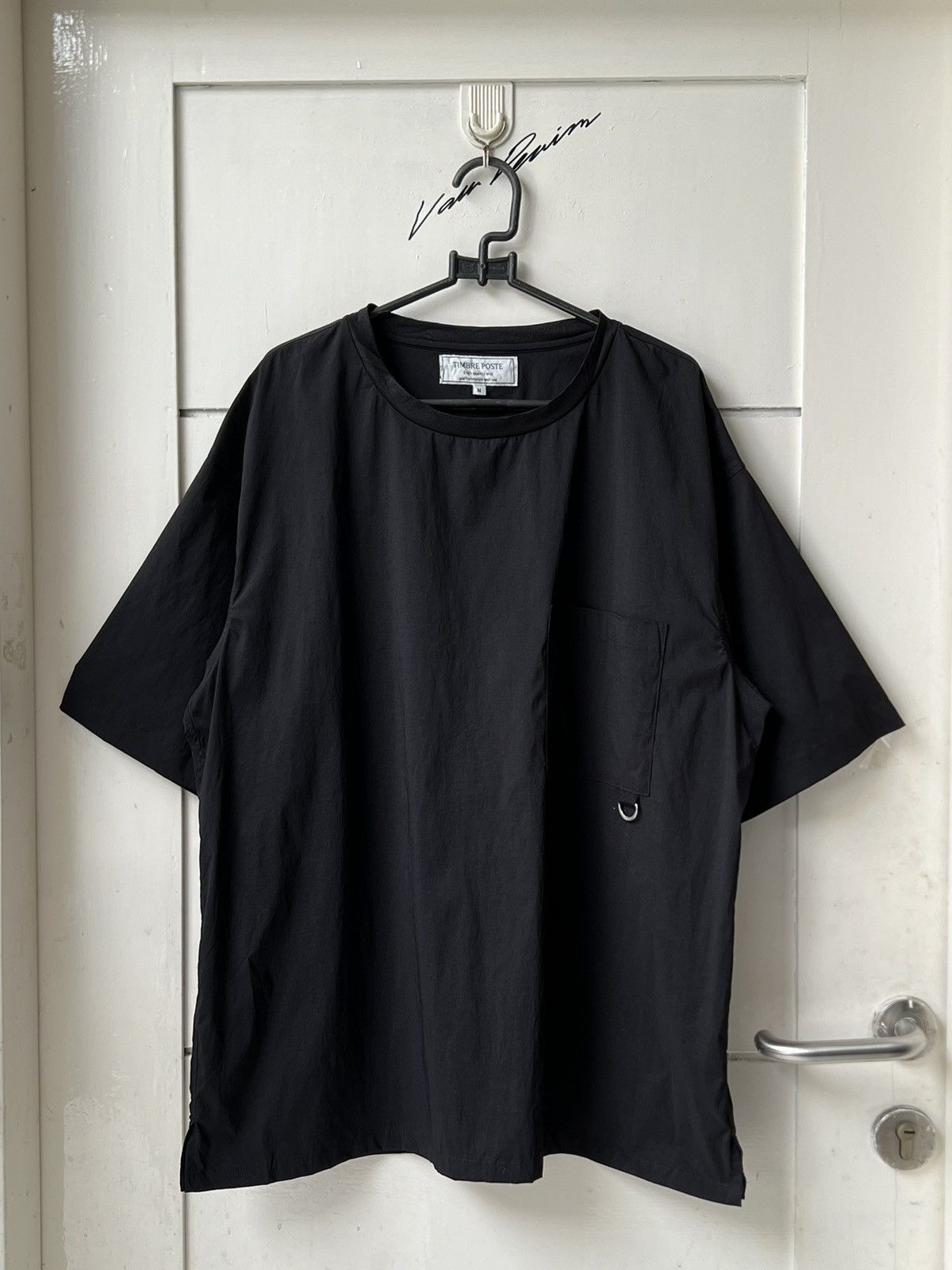 Other TIMBRE POSTE Black Boxy T-shirt Size US L / EU 52-54 / 3 - 9 Thumbnail