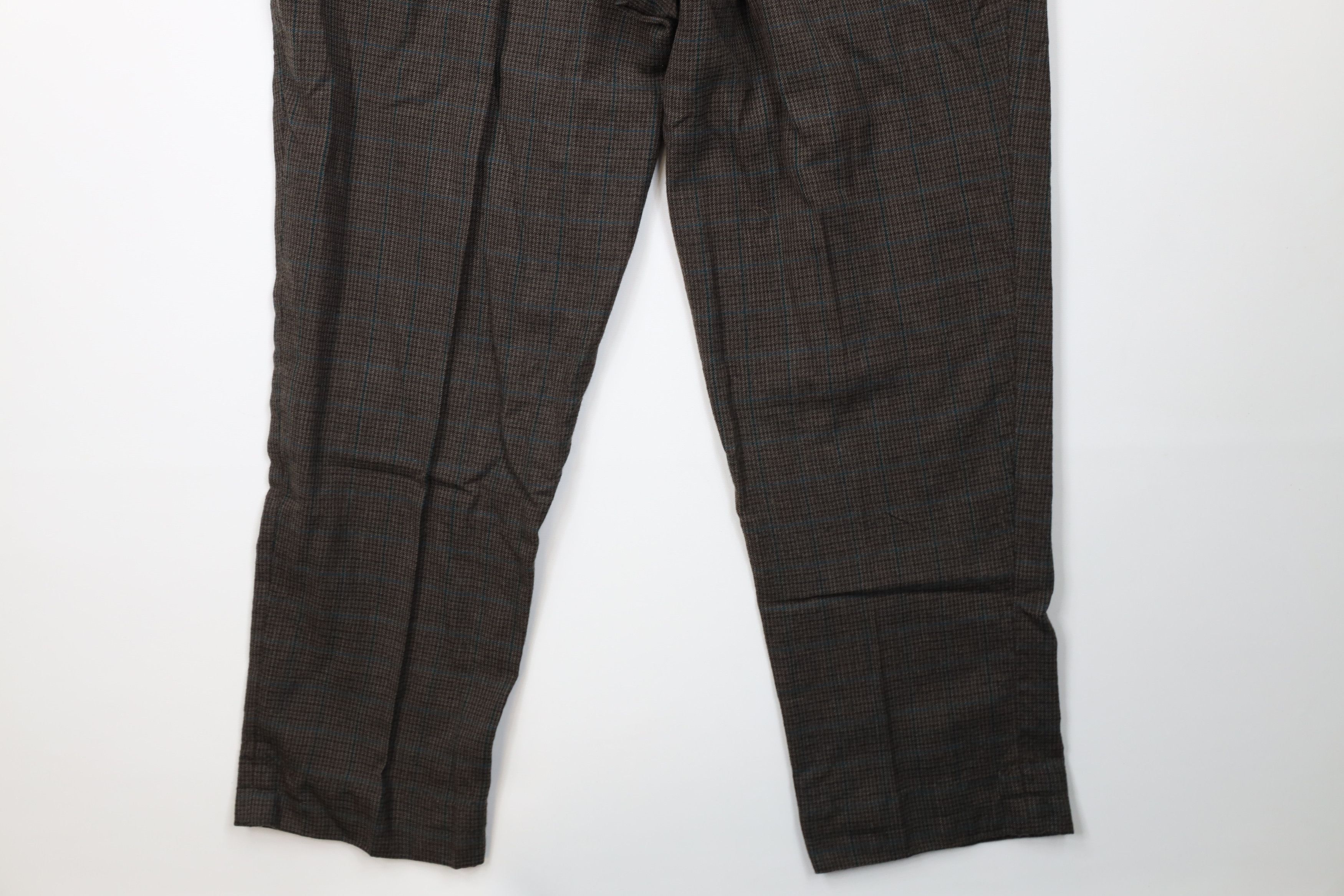 Vintage Vintage 90s Streetwear Wool Houndstooth Plaid Chino Pants Size US 36 / EU 52 - 12 Thumbnail