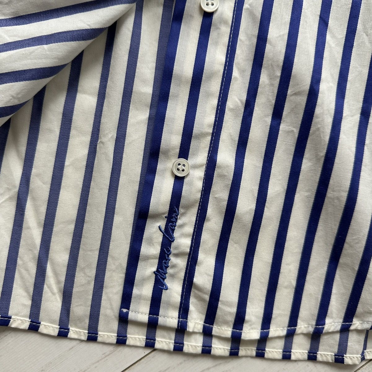 Other Marc Cain basic woman striped oversize shirt Portugal y2k Size XXL / US 16-18 / IT 52-54 - 7 Thumbnail