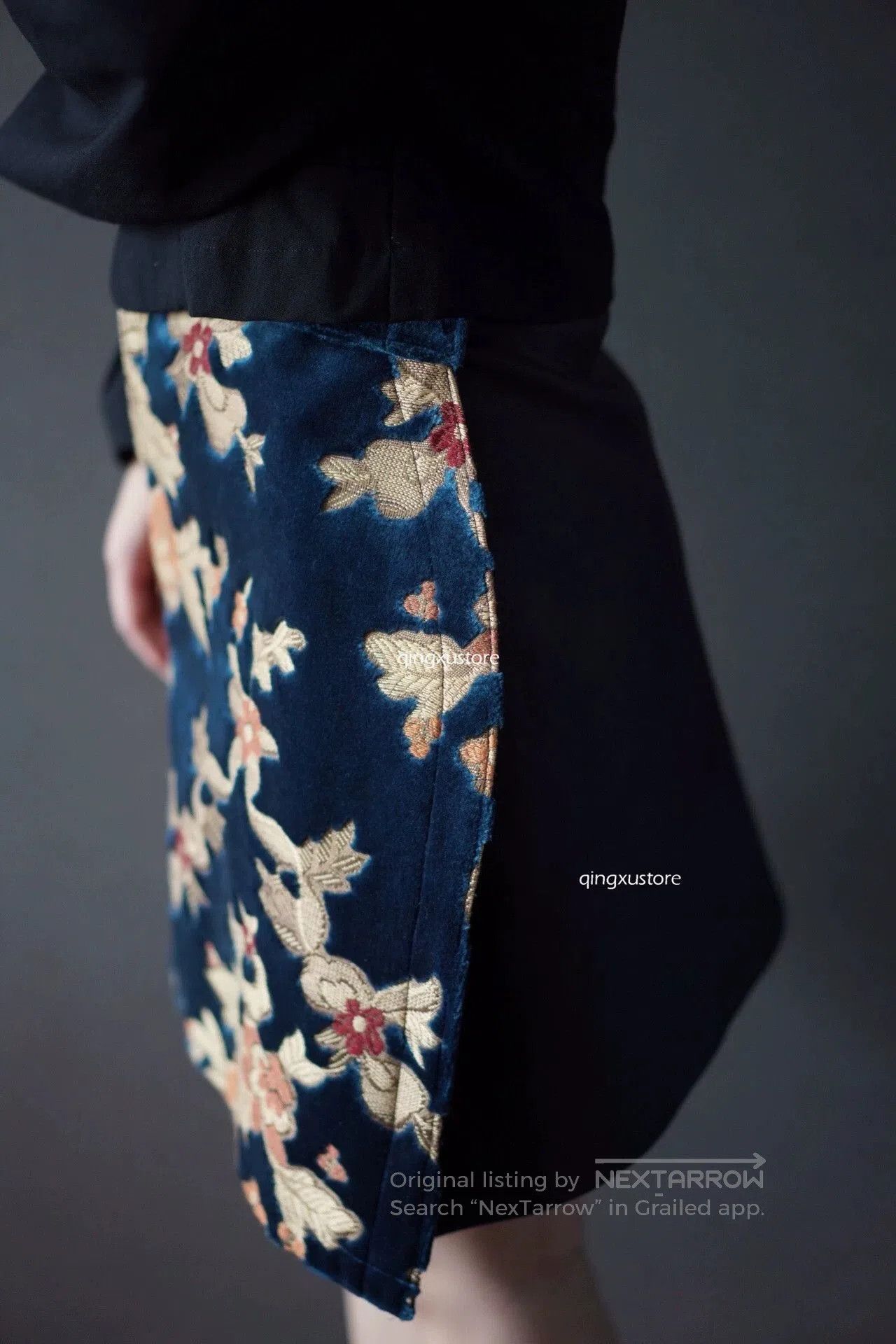 Junya Watanabe junya watanabe floral patterned blue skirt. Size US 27 - 4 Thumbnail