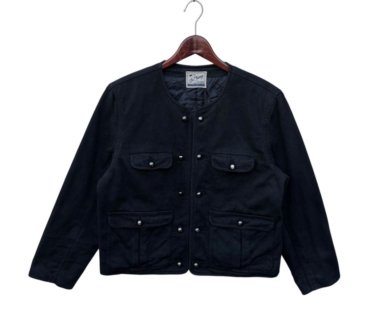 Designer Oh Jump Black Japan Tweed Jacket Size M / US 6-8 / IT 42-44 - 2 Thumbnail