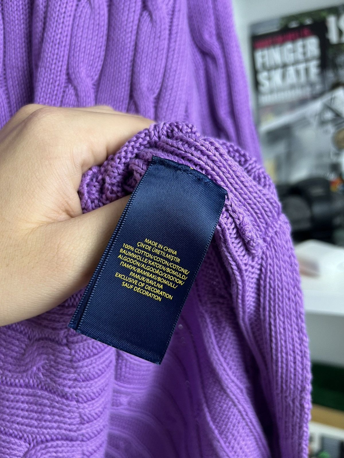 Designer × Polo Ralph Lauren × Ralph Lauren Polo Ralph Lauren cable-knit sweater S old money designer Size S / US 4 / IT 40 - 6 Thumbnail